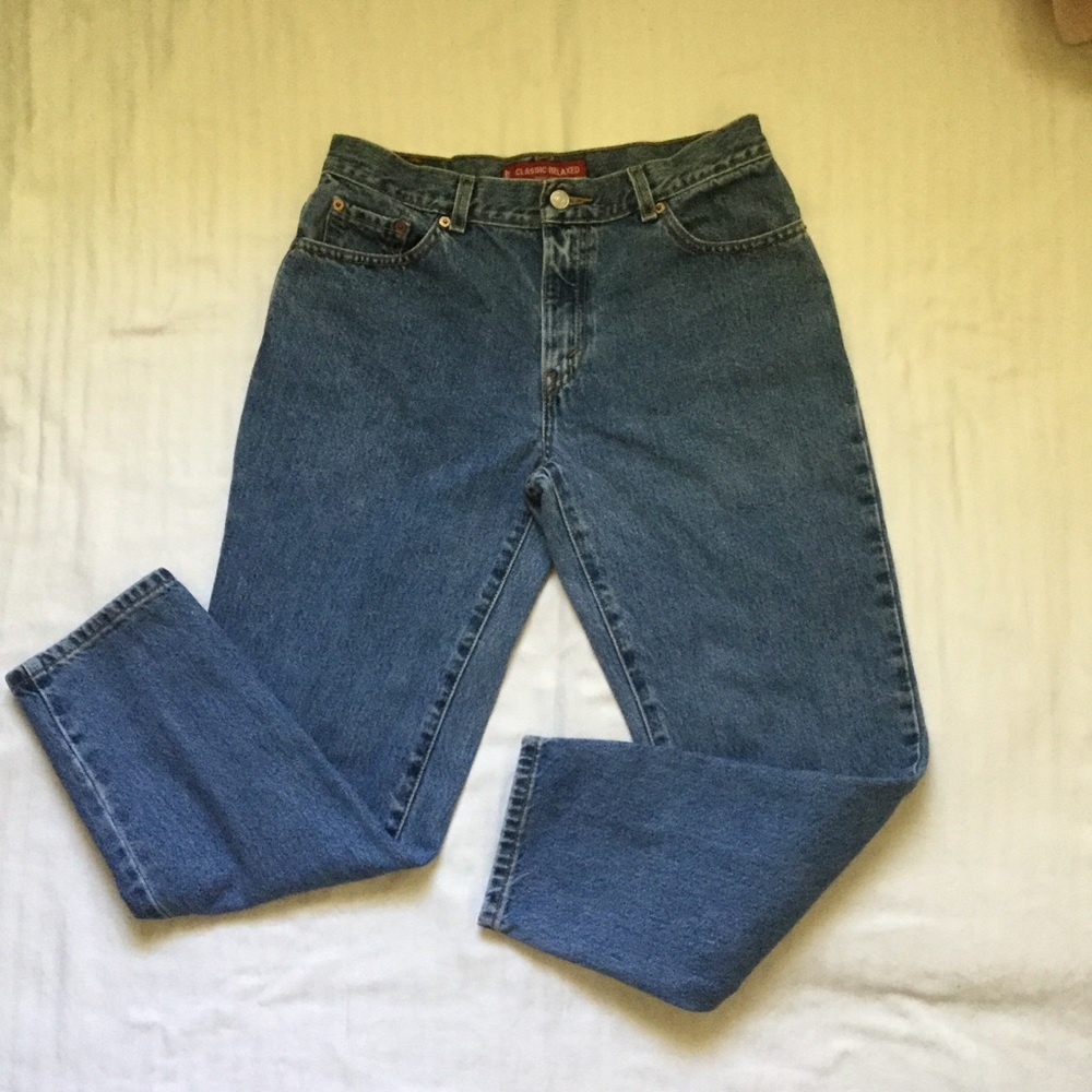 Levi’s Vintage 550 Classic Relaxed High Waist Jeans 12 pet…